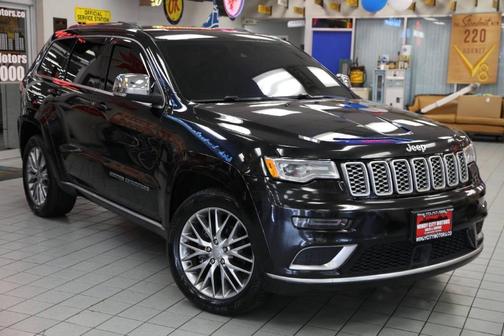 Black 2017 Jeep Grand Cherokee Summit