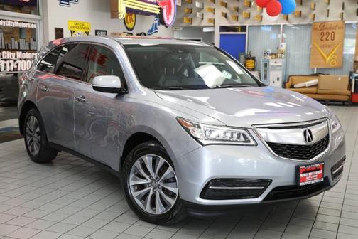 Silver 2016 Acura MDX 3.5L w/Technology & Entertainment Pkgs