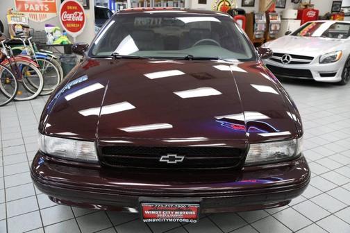 Maroon 1996 Chevrolet Impala SS