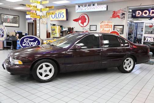 Maroon 1996 Chevrolet Impala SS