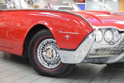 Red 1961 Ford Thunderbird