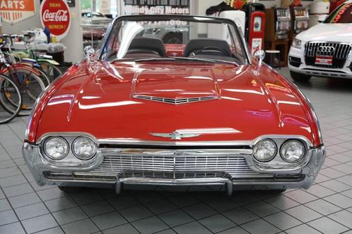Red 1961 Ford Thunderbird