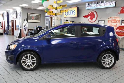 Blue 2014 Chevrolet Sonic LT