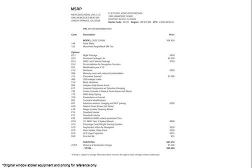 2022 Mercedes-Benz E-Class E 350