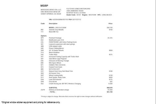 2022 Mercedes-Benz GLE 350 Base