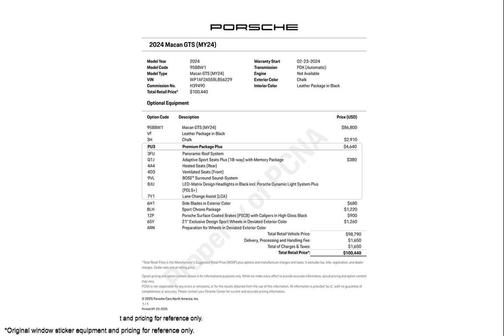 2024 Porsche Macan GTS