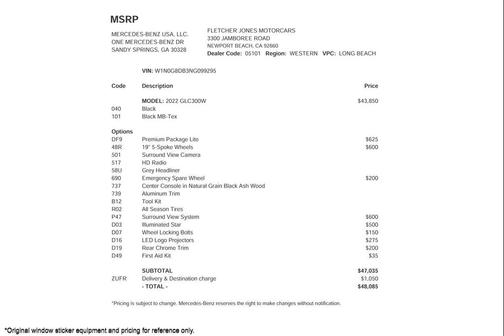 2022 Mercedes-Benz GLC 300 Base