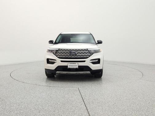 Star White Metallic Tri-Coat 2023 Ford Explorer Limited