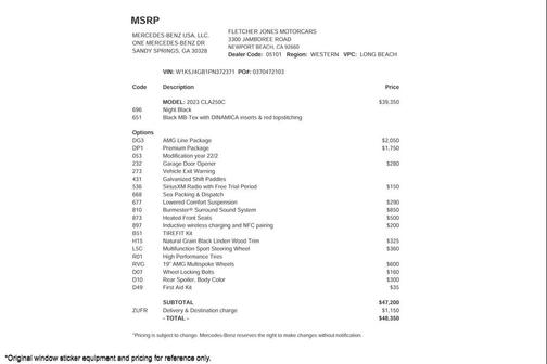 2023 Mercedes-Benz CLA 250 Base