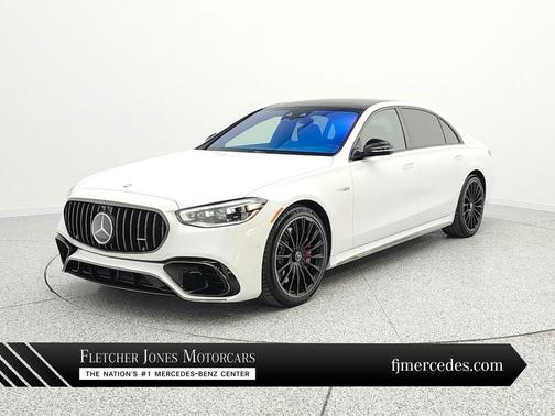 MANUFAKTUR Moonlight White Metallic 2025 Mercedes-Benz AMG S 63 E 4MATIC