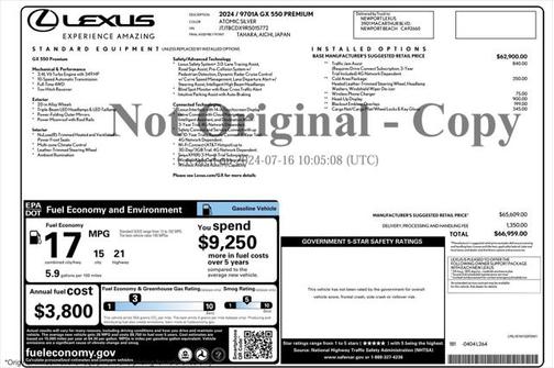 2024 Lexus GX 550 Premium