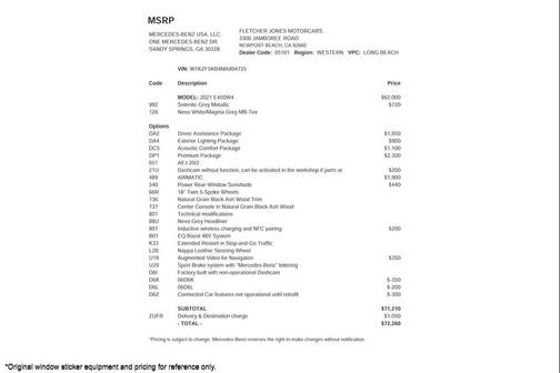 2021 Mercedes-Benz E-Class 4MATIC