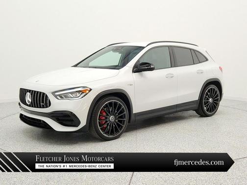 Digital White Metallic 2023 Mercedes-Benz AMG GLA 45 Base 4MATIC