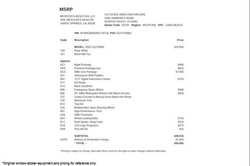 2022 Mercedes-Benz GLC 300 Base