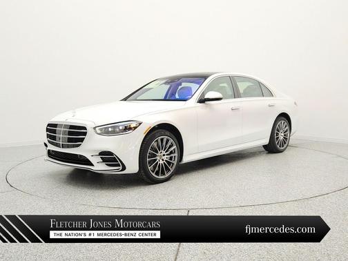 MANUFAKTUR Moonlight White Metallic 2026 Mercedes-Benz S-Class S 580e 4MATIC