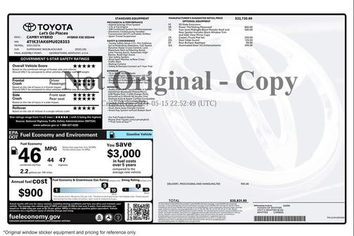 2021 Toyota Camry XSE