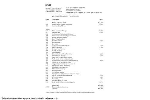 2023 Mercedes-Benz GLC 300 Base