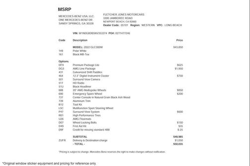 2022 Mercedes-Benz GLC 300 Base