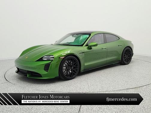 Mamba Green Metallic 2020 Porsche Taycan Turbo