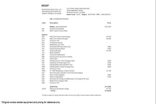 2023 Mercedes-Benz EQS 450 4MATIC