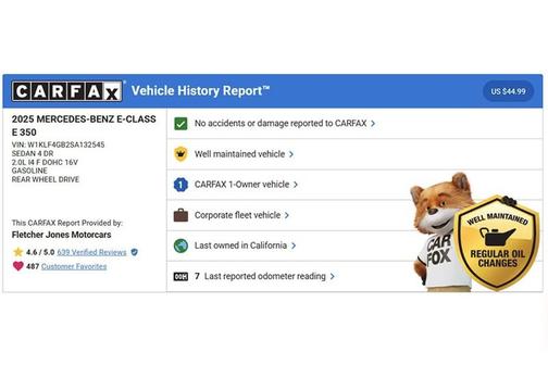 2025 Mercedes-Benz E-Class E 350