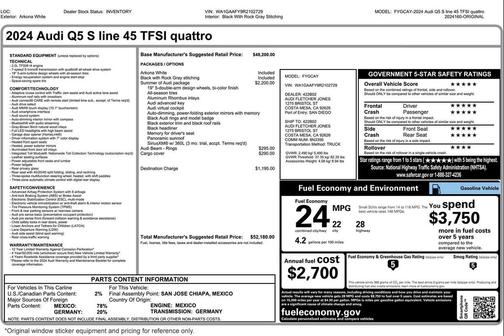 2024 Audi Q5 45 S line Premium