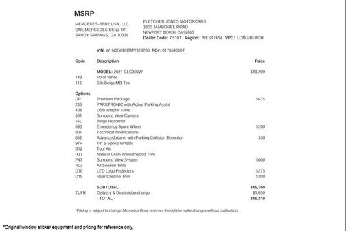 2021 Mercedes-Benz GLC 300 Base