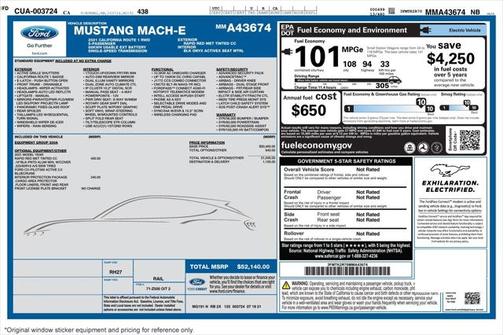 2021 Ford Mustang Mach-E California Route 1