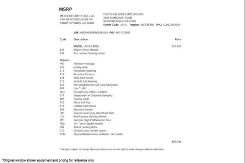 2019 Mercedes-Benz C-Class C 300 Cabriolet