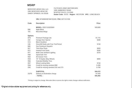 2022 Mercedes-Benz GLB 250 4MATIC