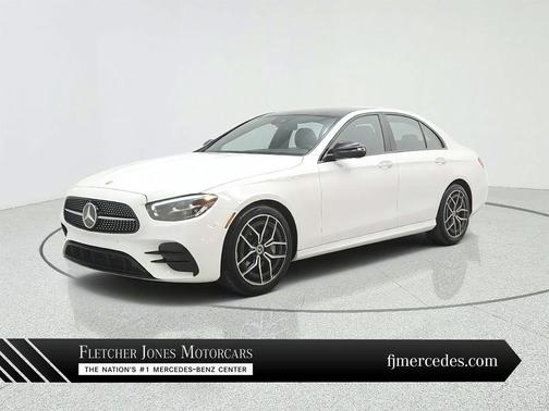 Polar White 2022 Mercedes-Benz E-Class E 350 RWD Sedan