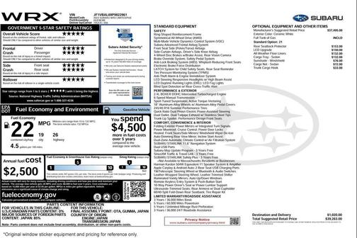 2023 Subaru WRX Limited