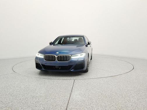 Phytonic Blue Metallic 2021 BMW M550 i Xdrive