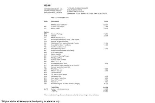 2022 Mercedes-Benz GLE 450 4MATIC