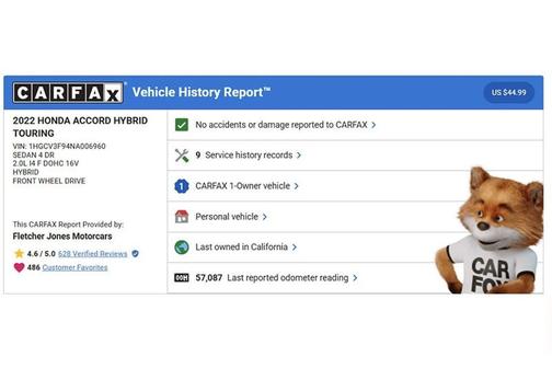 2022 Honda Accord Hybrid Touring