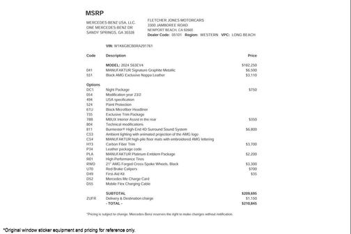 2024 Mercedes-Benz AMG S 63 E 4MATIC