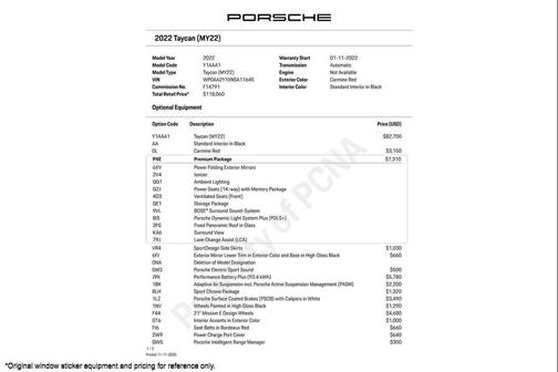 2022 Porsche Taycan RWD