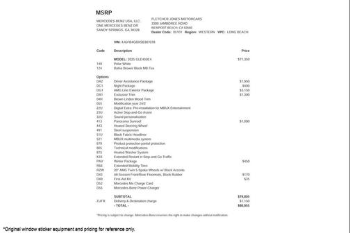 2025 Mercedes-Benz GLE 450e 4MATIC