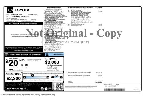 2023 Toyota Sequoia Limited