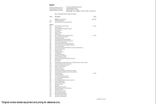 2023 Mercedes-Benz EQS 450 4MATIC