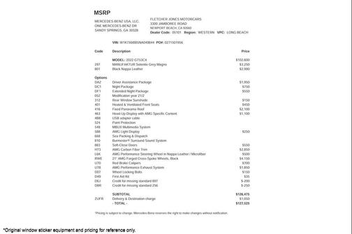 2022 Mercedes-Benz AMG GT 53 4-Door