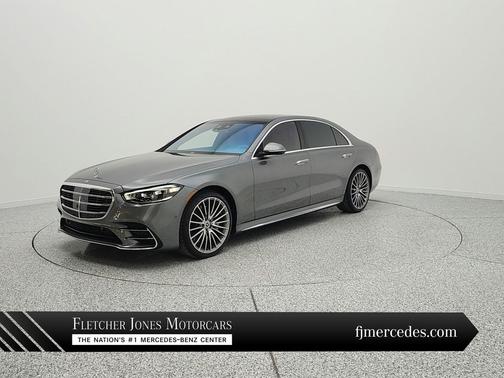 Selenite Grey 2023 Mercedes-Benz S-Class 4MATIC