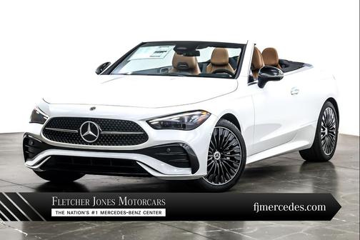 Polar White 2026 Mercedes-Benz CLE 300 4MATIC Cabriolet
