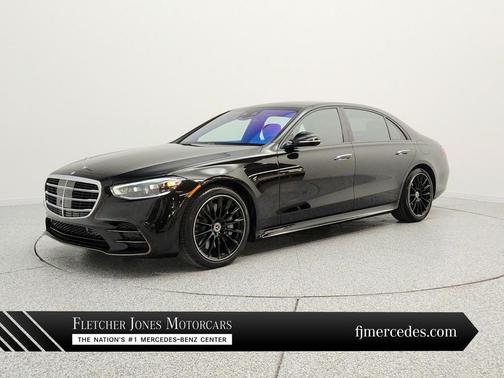 Obsidian Black Metallic 2024 Mercedes-Benz S-Class S 580e 4MATIC