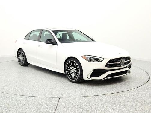 Polar White 2023 Mercedes-Benz C-Class Sedan