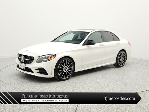 Polar White 2021 Mercedes-Benz C-Class Sedan
