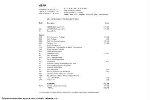 2025 Mercedes-Benz GLE 450 4MATIC