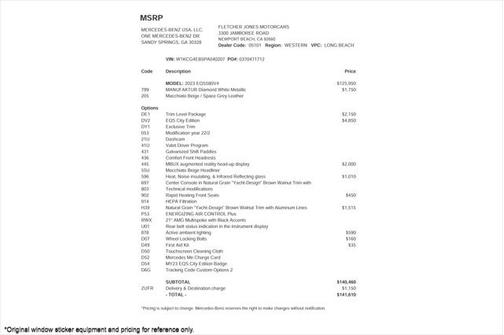 2023 Mercedes-Benz EQS 580 4MATIC
