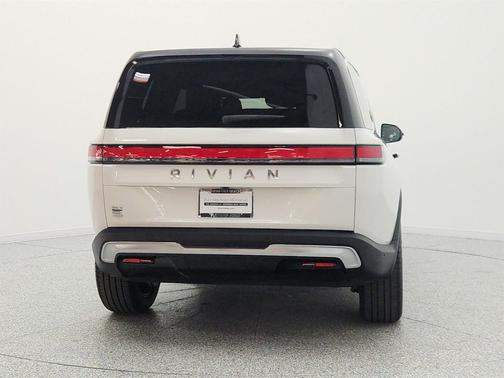 Glacier White 2025 Rivian R1S Adventure