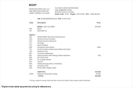 2021 Mercedes-Benz GLC 300 Base